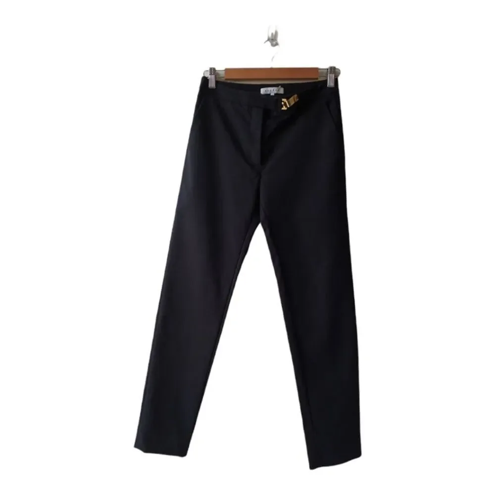 Sandro Paris Women’s Tailored Dress Black  Pants EU 34 US 2 Cotton - Picture 5 of 16